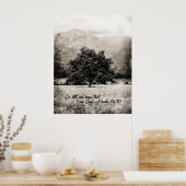 Poster-Wees stil en weet dat ik God ben Poster (Keuken)