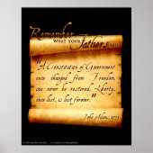 Poster - Weet je nog wat je vaders zeiden (Voorkant)