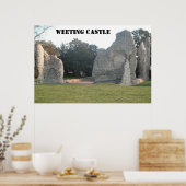 Poster Weeting Castle Weeting Norfolk England (Keuken)