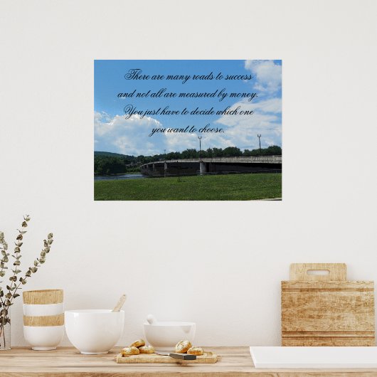 Poster weg naar succes (Keuken)