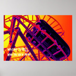 Poster - Welkom in de hel.
