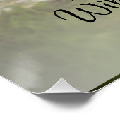 Poster Welkomstbord voor Photo Wedding (Hoek)