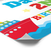 Poster Welkomstteken transportdag feestdag (Hoek)