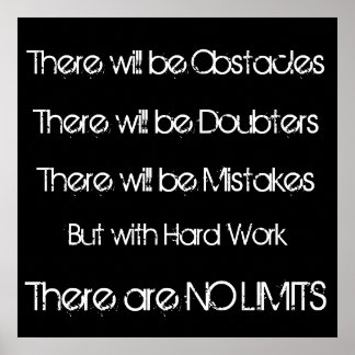 Poster Werkoutmotivatie