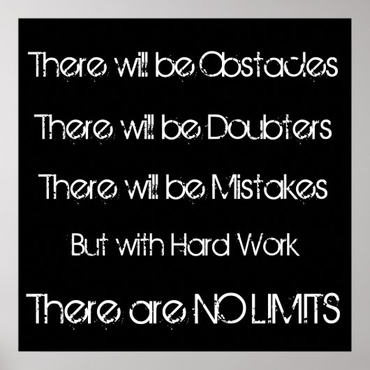 Poster Werkoutmotivatie (Voorkant)