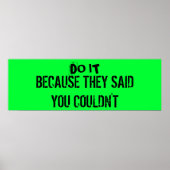 Poster Werkoutmotivatie (Voorkant)