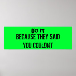 Poster Werkoutmotivatie