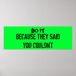 Poster Werkoutmotivatie