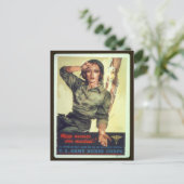 Poster werving verpleegkunde werelden -  kunst briefkaart (Staand voorkant)