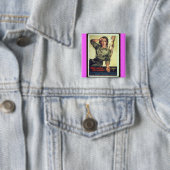 Poster werving verpleegkunde WW - kunst Vierkante Button 5,1 Cm (In situ)