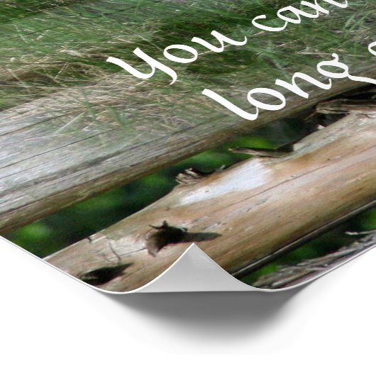 Poster western stijlvol tandwielwiel (Hoek)