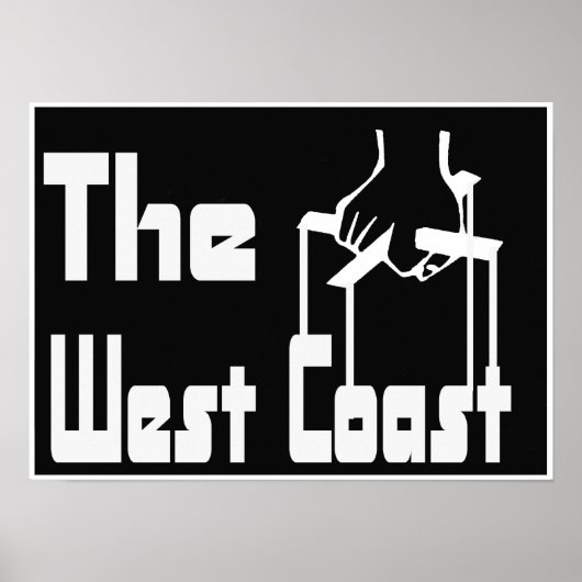 Poster westkust (Voorkant)