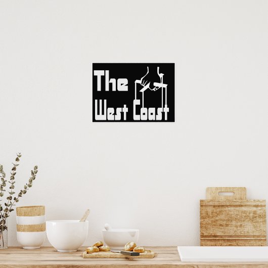Poster westkust (Keuken)
