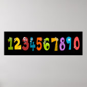 Poster Whimsical Numbers (Voorkant)