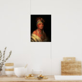 Poster "White Plume" van koning (Keuken)