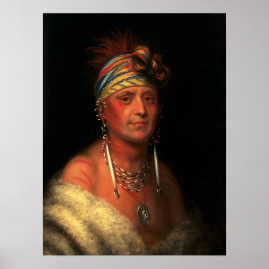 Poster "White Plume" van koning (Voorkant)