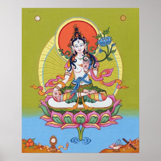 POSTER White Tara - Long Life - vanaf $ 14,25 (Voorkant)