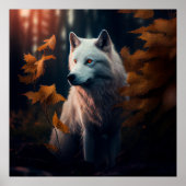 Poster White Wolf (Voorkant)
