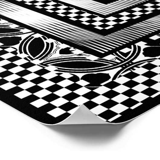 Poster  wijnstang Deco (Hoek)