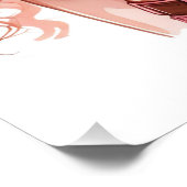 Poster "Wild Heart, Gentle Soul" – Cowgirl-Design  (Hoek)