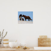 Poster wilde paarden (Keuken)