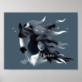 Poster wilde paarden (Voorkant)