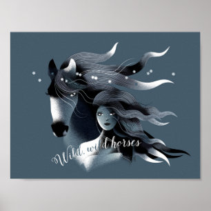 Poster wilde paarden