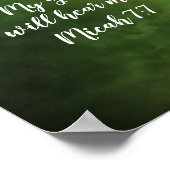 Poster Wilde Violet Flower Bible Scripting (Hoek)