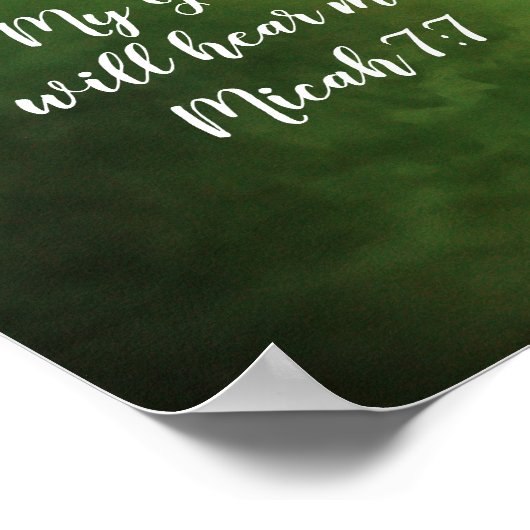 Poster Wilde Violet Flower Bible Scripting (Hoek)