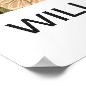 Poster - William Morris Peach Floral Print (Hoek)