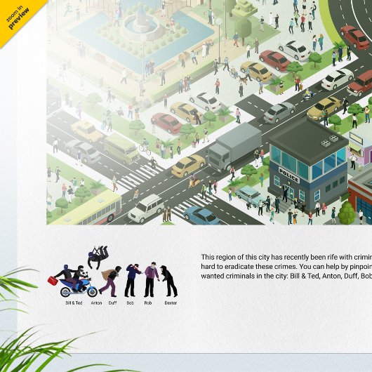 Poster | Wimmelbild | Wespepolitan West Park