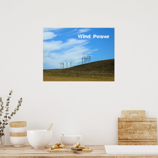 Poster - Wind boerderij (Keuken)