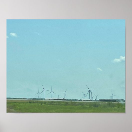 Poster windturbines (Voorkant)