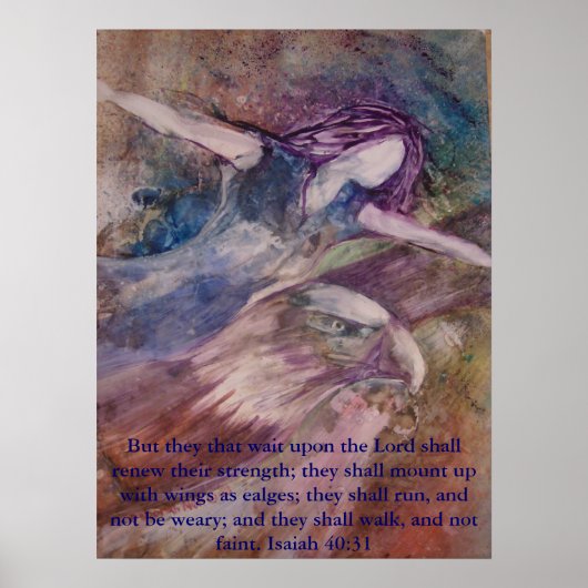 poster "Wings like Eagles" (Voorkant)