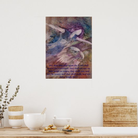 poster "Wings like Eagles" (Keuken)