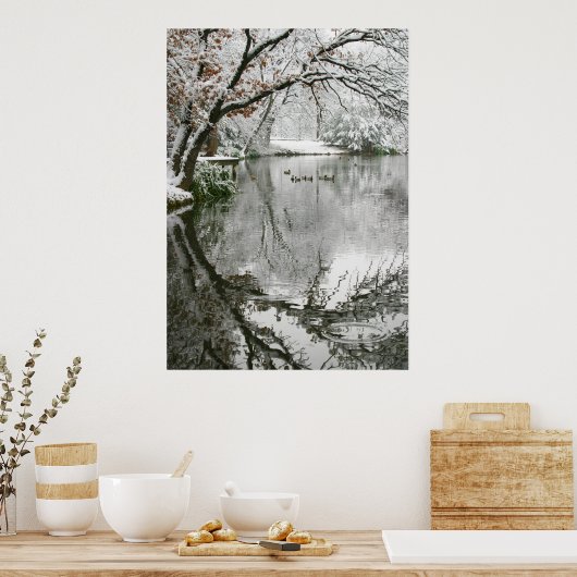 Poster Winter Scene (Keuken)