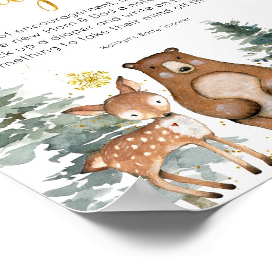 Poster Winterbos Late Night Diapers (Hoek)