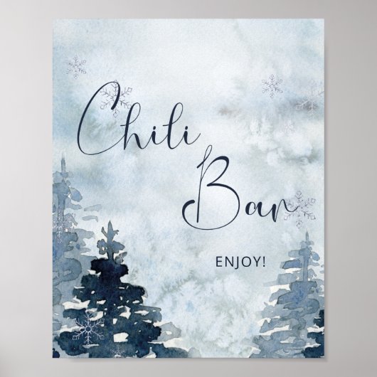 Poster winterchili (Voorkant)