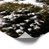 Poster wintergebergte Uitzicht (Hoek)