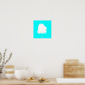 Poster winterhart (Keuken)