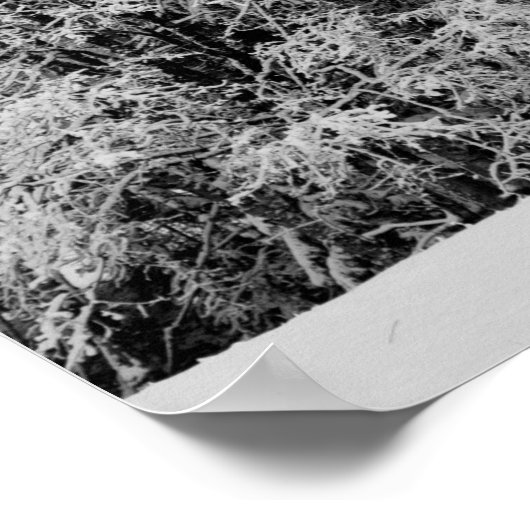 Poster winterlandschap (Hoek)