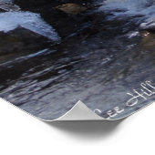 Poster wintersneeuwbalbrug (Hoek)