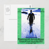 poster wintersport Wenen 1912 Briefkaart (Voorkant / Achterkant)