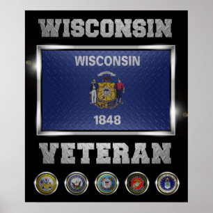 Poster Wisconsin Veteran