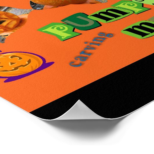 poster "Wiskunde met pompoenen" (Hoek)