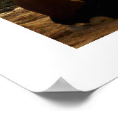 Poster wit (24 x 18 inch) Padang Beach Bali (Hoek)