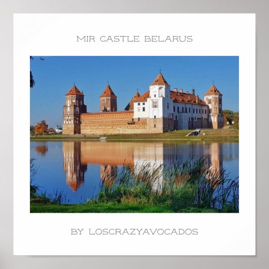 Poster Wit-Russische Natuur Mir Castle Architectur (Voorkant)