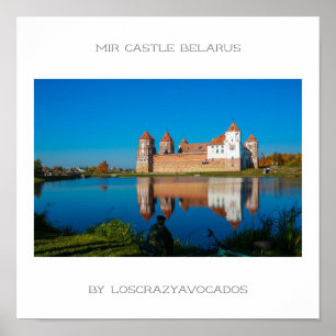 Poster Wit-Russische Natuur Mir Castle Architectur