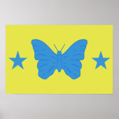 Poster with Flag of Bady Bassitt, Brazil (Voorkant)