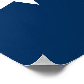 Poster with Flag of Minnesota, USA (Hoek)